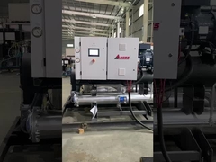 Κρύστης βρόγχας με ψύξη νερού από στεγνωτήρα και εξατμιστήρα με κέλυφος και σωλήνα με έλεγχο PLC