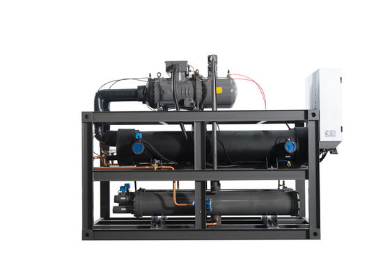 Αγορά Υδροψυκτικό ψυκτικό συγκρότημα 100 HP Screw Type CE ISO9001 Watercooled Liquid Chiller online manufacture