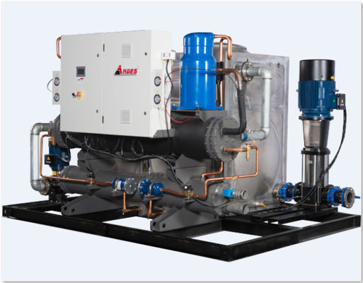 Αγορά 120HP βιομηχανικός ενσωματωμένος ψυγείο τύπος βιδών συστημάτων δροσισμένος νερό online manufacture