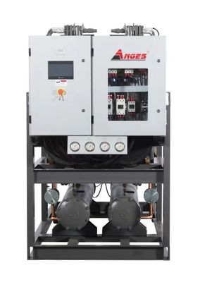 Αγορά 50hp βιομηχανικός ψυγείο νερού ολοκληρωμένο σύστημα ημι-ερμητικός τύπος βίδες online manufacture