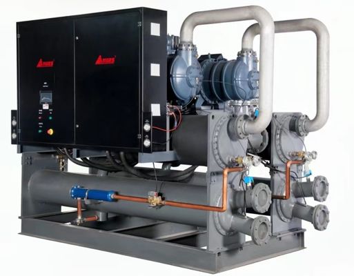 Αγορά 85HP υδατοψυγμένο ψυγείο βίδα βιομηχανική διαδικασία ψυγεία νερού για την εκτύπωση και BOPP ταινία γραμμή στρώσης online manufacture