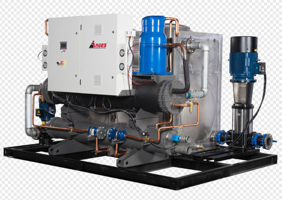 Αγορά 250hp βιομηχανικό ψυγείο ολοκληρωμένο σύστημα ημι-ερμητικός τύπος βίδες online manufacture