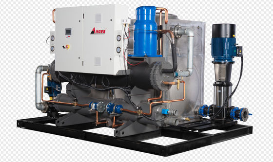 Αγορά 100HP νεροψυγμένο ψυγείο βίδα βιομηχανική διαδικασία ψυγεία νερού για την εκτύπωση και BOPP ταινία γραμμή στρώσης online manufacture
