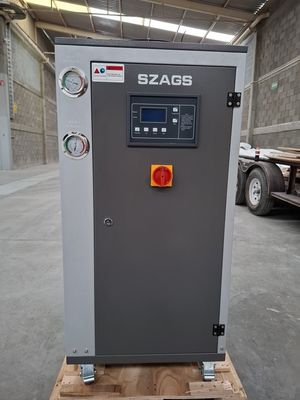 Αγορά Βιομηχανικό ψυγείο νερού 5HP Επεξεργασία πλαστικών 5RT ψυγείο με ψύξη αέρα για φαρμακευτική ψύξη χημικών Συμπιεστή σωλήνων χαλκού online manufacture