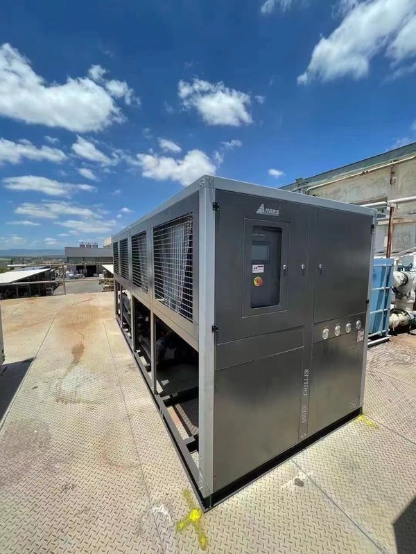 Ελεγχόμενο από PLC ψυγείο τύπου βίδας με ψύξη αέρα Panasonic με ψυκτικό R410a