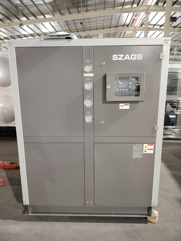 30HP Βιομηχανικό σύστημα ψύξης με ψύξη με αέρα τύπου scroll water chiller φορητό για διαδικασίες ένεσης