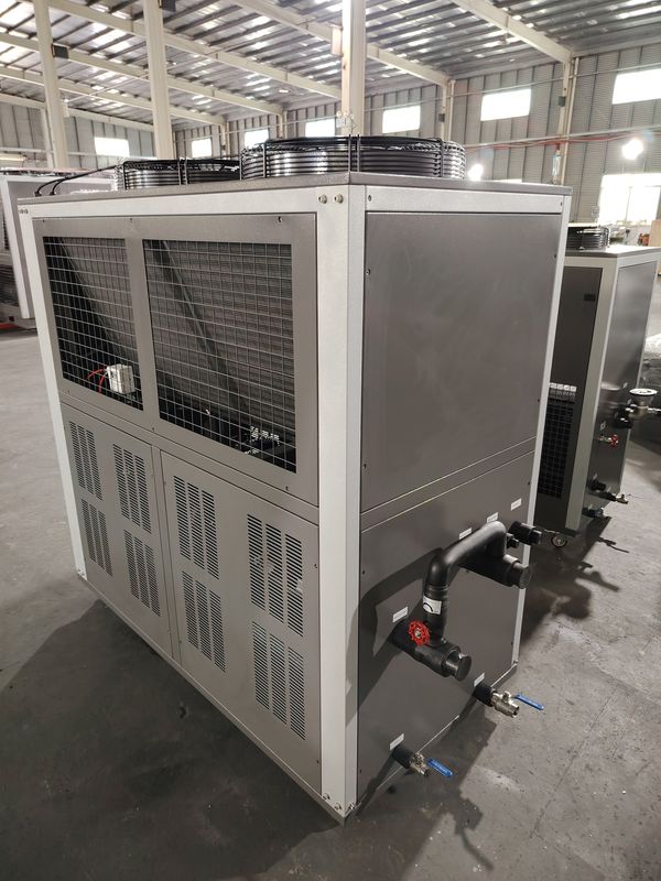 8 τόνων ψυγείο νερού με ψύξη αέρα 23kW ψυγείο γλυκόλης τύπου κυλίνδρου