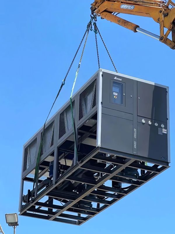 100HP βιομηχανικό ψυγείο τύπου βίδας με δύο συστήματα ψύξης
