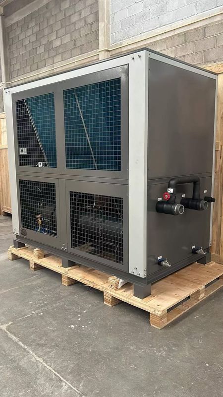 46.2KW ψυγείο νερού με ψύξη αέρα με κυλίνδρους φτερωτούς σωλήνες χαλκού