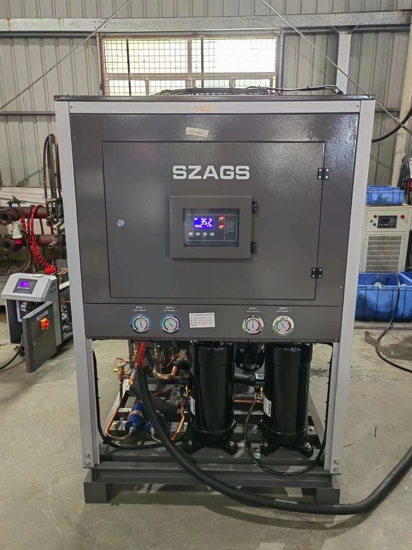 20HP σύστημα ψύξης με ψύξη αέρα βιομηχανικό ψύκτη νερού τύπου scroll με ψύξη αέρα