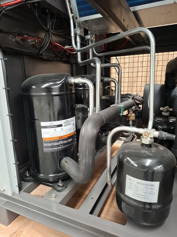 Βιομηχανικό ψυγείο νερού 5HP Επεξεργασία πλαστικών 5RT ψυγείο με ψύξη αέρα για φαρμακευτική ψύξη χημικών Συμπιεστή σωλήνων χαλκού