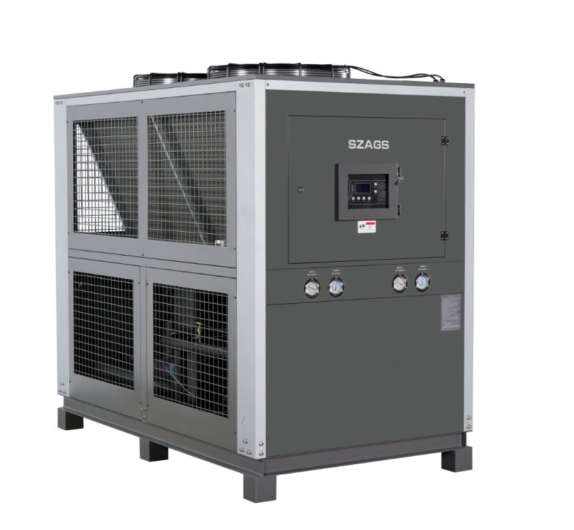 Ψύκτης γλυκόλης 20HP με αερόψυξη, ενεργειακά αποδοτικός, τύπου Scroll Compressor, βιομηχανικός ψύκτης για μηχανές χύτευσης με έγχυση