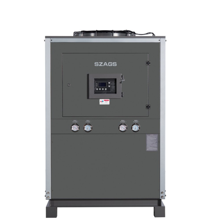 Ψύκτης γλυκόλης 20HP με αερόψυξη, ενεργειακά αποδοτικός, τύπου Scroll Compressor, βιομηχανικός ψύκτης για μηχανές χύτευσης με έγχυση