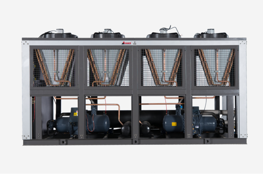 Ψύκτης Scroll Αέρος 470kW Υψηλής Χωρητικότητας για Ψύξη Βιομηχανικού Νερού Επεξεργασίας σε Εκτύπωση και Επικάλυψη Φιλμ BOPP